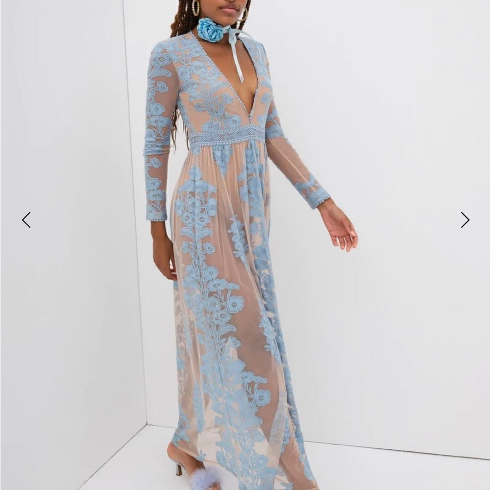 NWT For love and Lemons Temecula maxi dress size XS and S NWT MSRP$298 - Picture 5 of 12